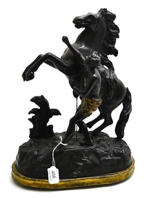 Lot 466 - A Marley spelter group