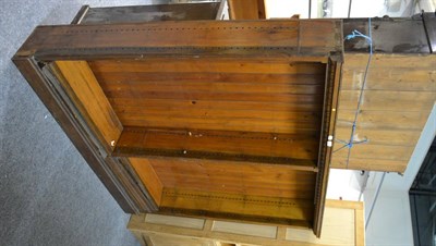 Lot 1017 - A 19th century oak open bookcase