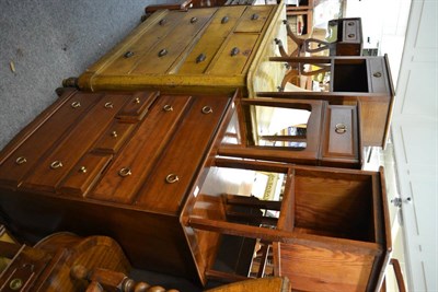 Lot 1022 - Group of furniture including Stag chest of drawers, Stag bedside and two further bedside...