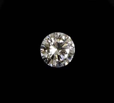 Lot 255 - A Loose Round Brilliant Cut Diamond, 0.62 Carat, Colour G, Clarity SI2