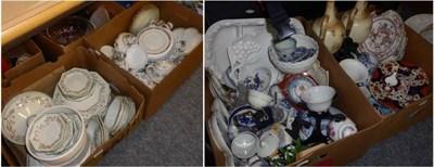 Lot 1073 - A large quantity of assorted ceramics, including Johnson Bros part dinner service, dressing...