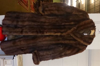 Lot 1091 - Full length fur coat (a.f.)