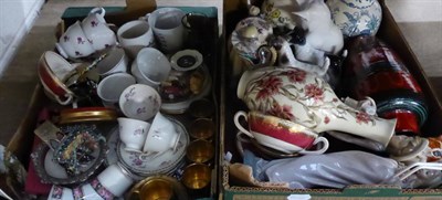 Lot 1114 - Lladro figures, Carlton ware coffee cups and saucers, Mason's jars, decorative ceramics etc...