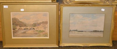 Lot 1168 - William Cartledge (1891-1976) ";Richmond Bridge";, signed and dated 1922, watercolour, together...