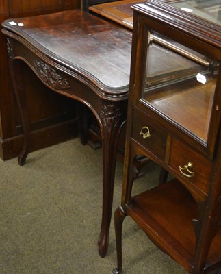 Lot 1237 - An early 20th century mahogany card table