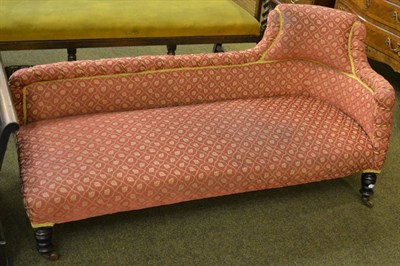 Lot 1272 - A 19th century chaise longue