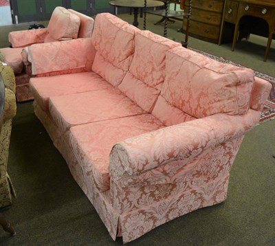 Lot 1283 - Wesley Barrell settee and matching chair