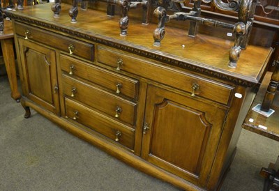 Lot 1298 - A large late Victorian mahogany sideboard