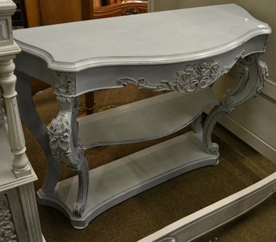 Lot 1305 - A 19th century French painted console table