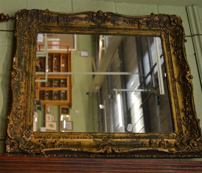 Lot 1334 - A 19th century gilt framed wall mirror