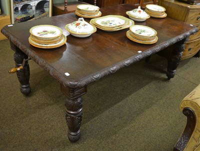 Lot 1336 - A Victorian dining table