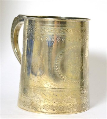 Lot 57 - A Victorian silver tankard, by C B London, 1881