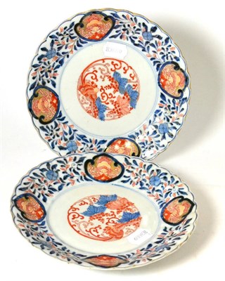 Lot 86 - A pair of 19th century Japanese Imari plates