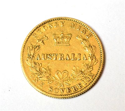 Lot 162 - An Australia Sydney mint gold sovereign, 1870