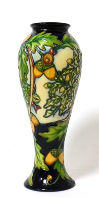 Lot 200 - A modern Moorcroft Shirewood pattern 75/10 vase, designed by Philip Gibson, numbered 113/150,...