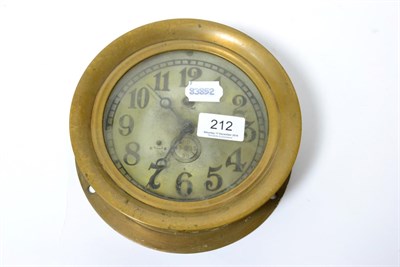 Lot 212 - A ships' clock