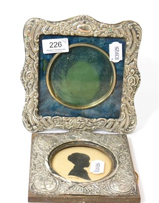 Lot 226 - Silver photograph frame and another