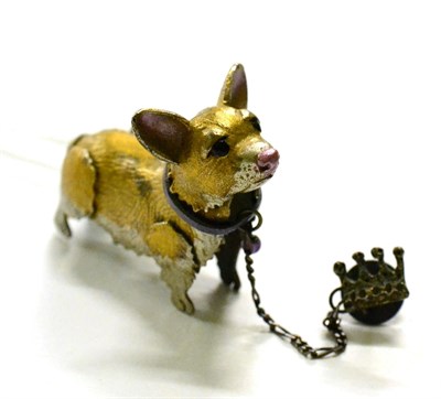 Lot 282 - Corgi brooch