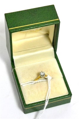 Lot 383 - A diamond solitaire ring, 0.33 carat approximately