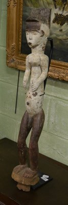 Lot 394 - A Punu ancestor figure, 83cm