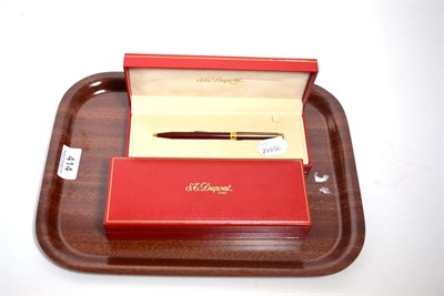 Lot 414 - Two Dupont pens, cased