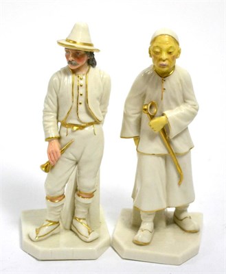 Lot 438 - Two Royal Worcester porcelain figures