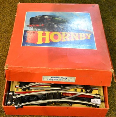 Lot 439 - A boxed Hornby passenger set, number 51 (a.f.)