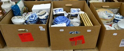 Lot 1003 - Six boxes of assorted ceramics