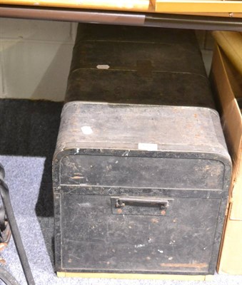 Lot 1055 - An early 20th century T Handford travelling trunk