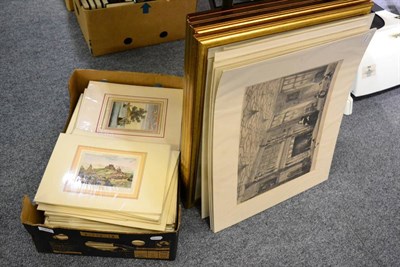 Lot 1064 - Approximately eighty mounted prints and illustrations, 19th and early 20th century (a few earlier)