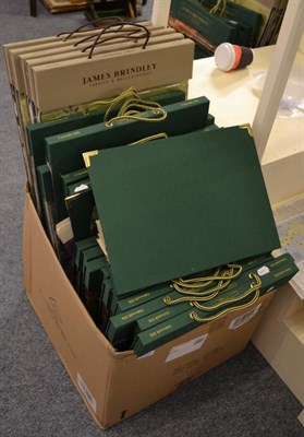 Lot 1124 - James Brindley of Harrogate large silk sample books including, Portobello Silk, Cascade,...