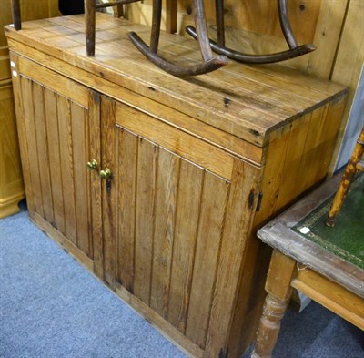 Lot 1175 - Pine low cabinet