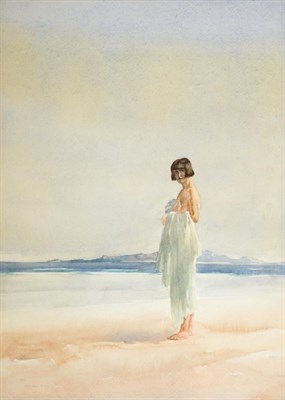 Lot 407 - Sir William Russell Flint (1880-1969)   "Elaine " Signed in pencil, watercolour, 35cm by 25cm...