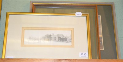 Lot 1230 - T J T McHattie (20th century) Broad Street Ludlow, Shropshire, pencil, signed and dated...