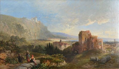 Lot 430 - James Vivien de Fleury (1847-1942)  "Bolsena, Italy "  Signed, with original inscribed artist's...