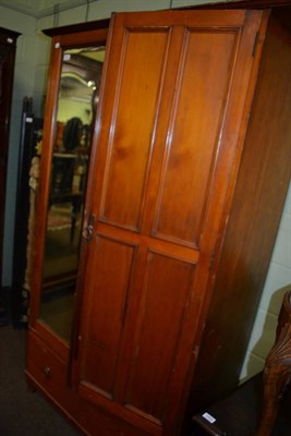 Lot 1405 - Pine two door wardrobe