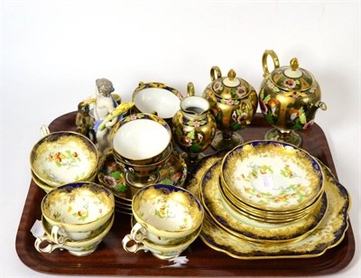 Lot 37 - Hammersley &amp; Co tea service, Noritake tea service, a 20th century Meissen figure (a.f.) etc