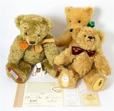 Lot 46 - Farnell limited edition centenary bear in yellow plush , Merrythought ";Wistful"; limited...