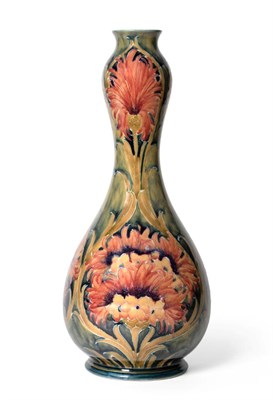 Lot 466 - William Moorcroft (1872-1945): A Revived Cornflower or Brown Chrysanthemum Pattern Vase, circa...