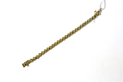 Lot 88 - A child's diamond set 14ct gold bracelet