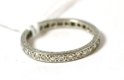 Lot 126 - A diamond eternity ring