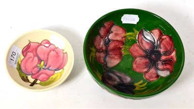 Lot 170 - Two Moorcroft pottery bowls