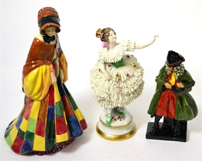 Lot 323 - A Royal Doulton figure ''The Parson's Daughter'' HN564, a Royal Doulton figure ''A Highwayman....