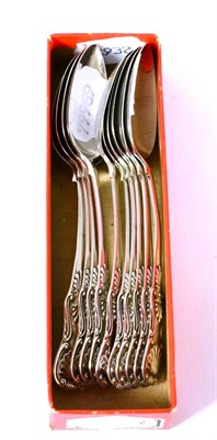 Lot 352 - A set of ten Kings Pattern teaspoons (single struck), Newcastle 1794