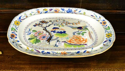 Lot 460 - An early 19th century Davenport stone china meat dish