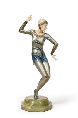 Lot 515 - Johann Philipp Ferdinand Preiss (German, 1882-1943): The Charleston Dancer, A Cold Painted...