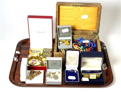 Lot 497 - A collection of jewellery and watches