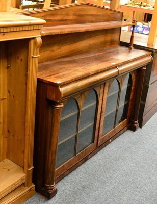 Lot 1018 - A William IV rosewood chiffonier