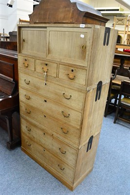 Lot 1030 - A Japanese stacking cupboard ";Tansu"