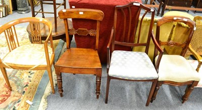 Lot 1044 - Four 19th century and later chairs